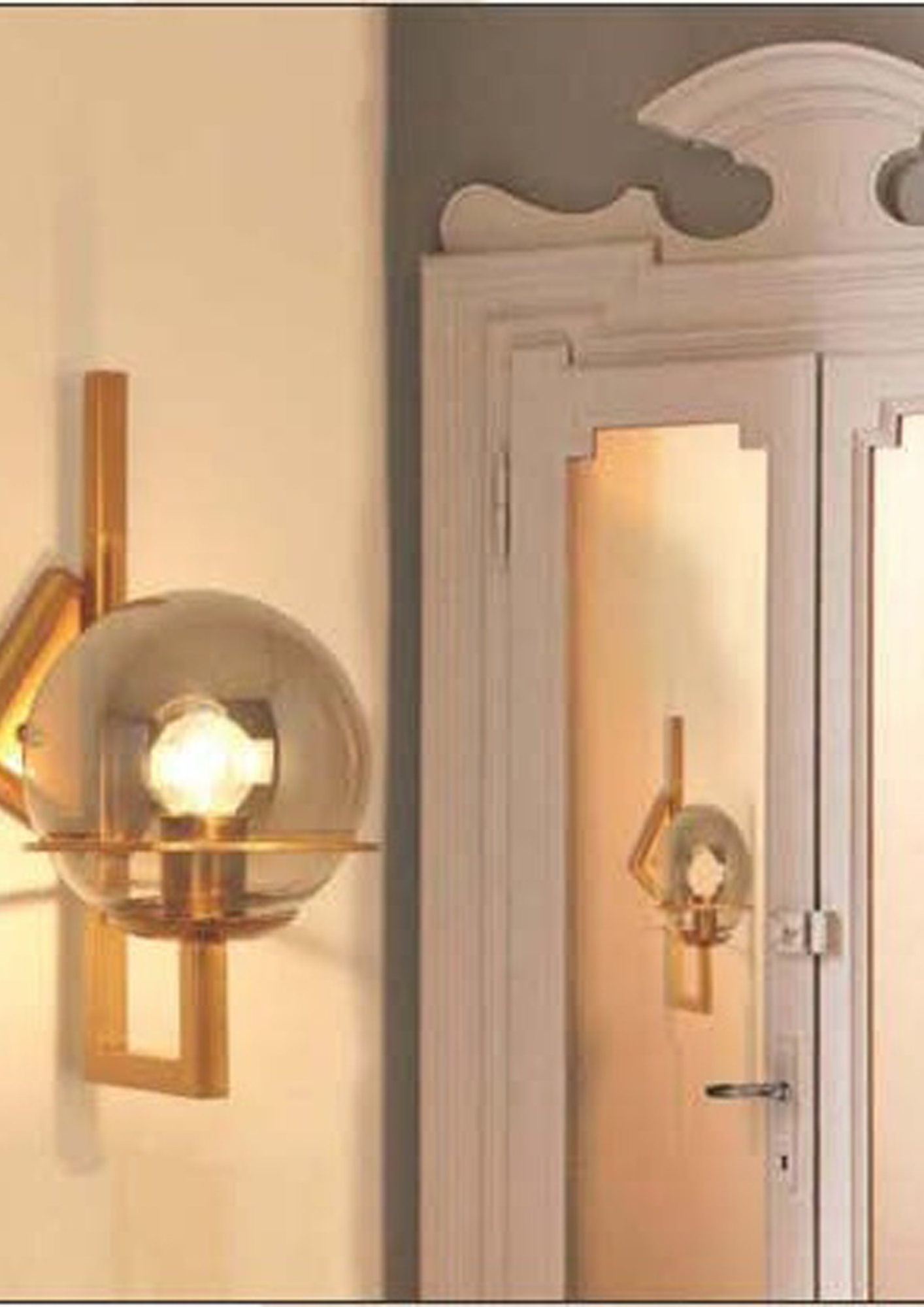 Beyond Lights - Brass Globe Sconce- GL